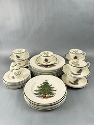 49 Pieces Of Cuthbertson Original Christmas Tree China Set Made In England *Local Pickup Only*