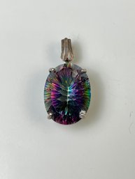 Sterling And Glass Pendant