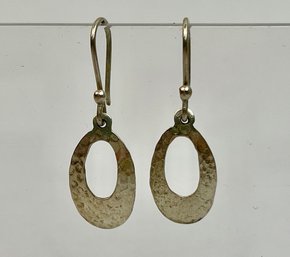 Dainty Silver Drop Earrings