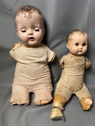 2 Vintage Dolls. Need To Go To Doll Hospital