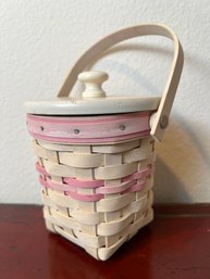 American Cancer Society Memorial Longaberger Basket With Liner.