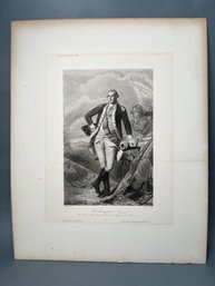 1838 French Etching - Washington (Georges), Artist Peale, Charles Wilson