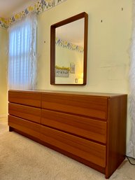 Scan Coll 6 Drawer Dresser With Wall Mirror - Denmark