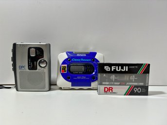 Lot Of Vintage Walkmans And A Cassette Sony And Aiwa