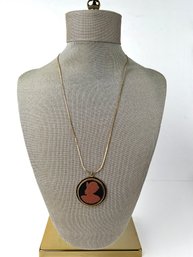 Vintage 12k GF Wedgwood Pendant Necklace