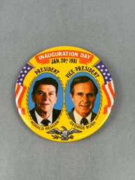 Inauguration Day 1981 Reagan And Bush Pin