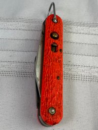 Vintage Orange Camillus Paratroopers Knife