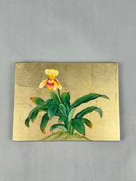 Asian Lacquer Floral  Picture