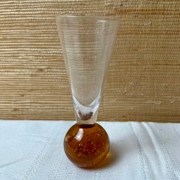 Amber And Clear Shot Glass. *LOCAL PICKUP ONLY - NO SHIPPING*