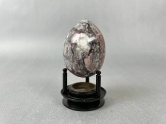 Polished Purple Stone Egg (Stand Does Not Go With It)