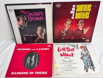 Lot Of 4 Comedy Albums, Smothers Brothers, Hudson And Landry, Lucille Ball.