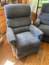 Blue Gray La Z Boy Recliner