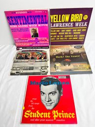 Lot Of 5 Big Band Albums, Mitch Miller, Guy Lombardo, Lawrence Welk.