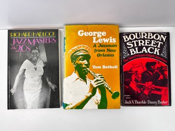 3 New Orleans Jazz Books.