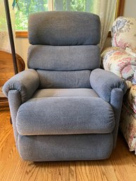 Blue Gray La Z Boy Recliner