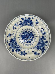 Blue Delft Hanging Wall Plate -local Pickup