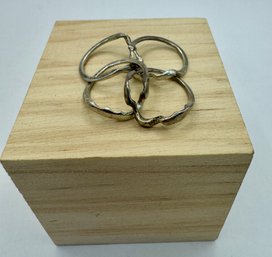 Sterling Puzzle Stackable Ring