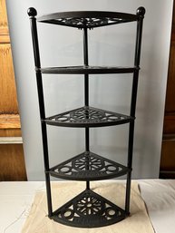 Le Creuset 5 Tier Pot Stand Black Cast Iron Enamel Display Shelf Without A Pot
