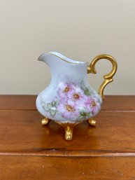 Painted Footed Creamer - E. Parrott