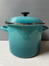 Le Creuset Caribbean Enameled Stockpot With Lid