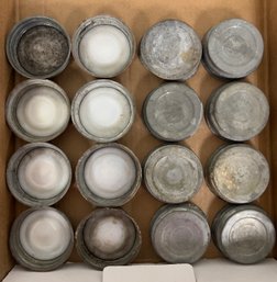 16 Zinc Jar Lids