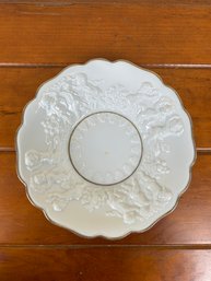 Vintage Enesco White Cherub Gold Rim Bowl