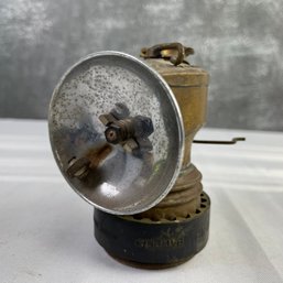 Vintage Brass Miners Head Lamp