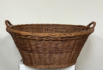 Wicker Basket Double Handle-local Pickup