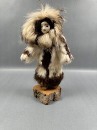 Pacific Coast Native Doll By Iva Lisbourne - Alaska