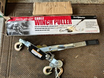 Haul Master Cable Winch Puller 8000 Lb *Local Pick-up Only*
