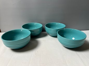 Le Creuset Caribbean Set Of 4 Bowls