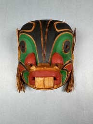 Man Of The Sea Mask- Kwakiutl Tribe - Artist Signed- Alaska