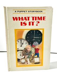 Vintage What Time Is It A Puppet Storybook