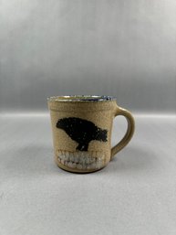 Heavy Duty Mug With Raven - Monroe Salt Works- Maine