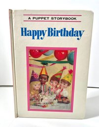 Vintage Happy Birthday A Puppet Storybook