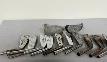 Vintage Golf Club Heads Set Of 12