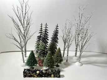 Department 56 Village Birch Trees And Extras