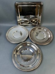 4 Silver Electro Plate Dishes.