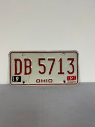 Ohio License Plate