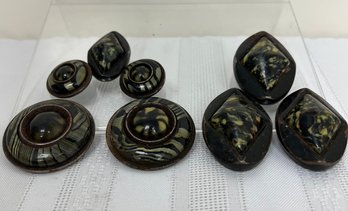 Set Of 8 Unusual Buttons