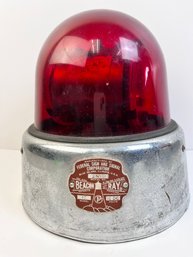 Vintage Federal Sign And Signal Corporation Model 17 Police Car Red Light. *local Pickup Only*