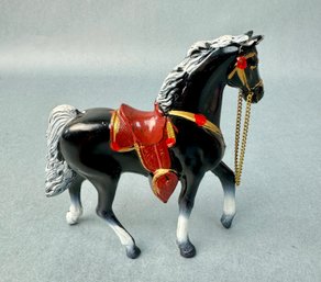Small Black Metal Horse # 2