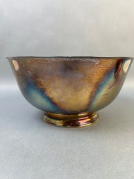 Wm A Rogers Silver Plate Paul Revere Reproduction Bowl.