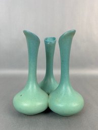 Van Briggle Triple Bud Vase