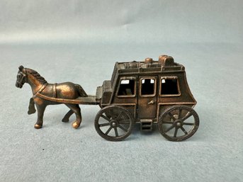 Small Metal Stagecoach Pencil Sharpener