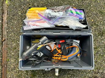 Box Lot Of Glue Guns And Glue *Local Pick-up Only*