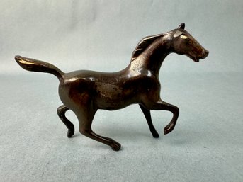 Small Metal Brown Horse