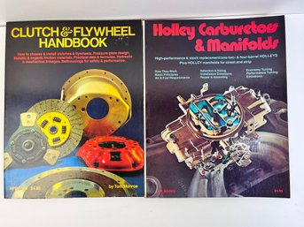 2 Books About Carburetors, Manifolds, Clutches And Flywheels.