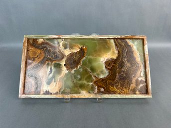 Vintage Onyx Stone Tray