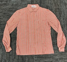 Vintage Levi Strauss & Co Plaid Farmers Button Up